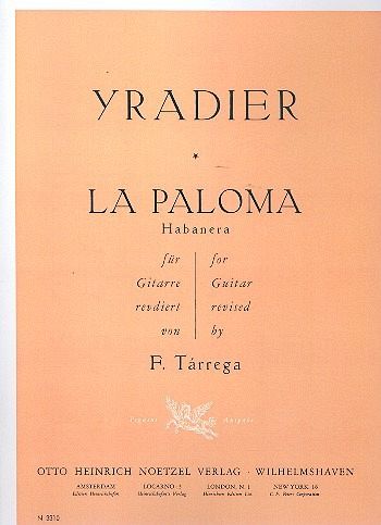 La Paloma Habanera für Gitarre