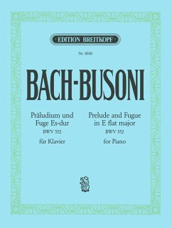 Cover Präludium und Fuge Es-Dur BWV552 für Orgel für Klavier