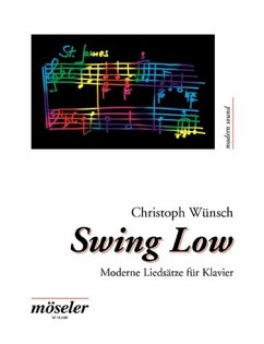 Cover Swing low moderne Liedsätze für Klavier