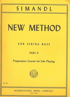 New Method vol.2 for string bass preparatory course for solo playing New Method vol.2 for string bass preparatory course for solo playing