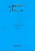 Adagio for 4 saxophones (SATB) score and parts