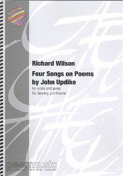 Cover 4 Songs on Poems by John Updike for voice and piano