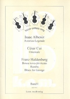 Cover Four Cellists only Band 1 für 4 Violoncelli Partitur und Stimmen