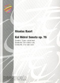 Cover Kol Nidrei Sonata op.76 for violin
