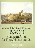 Sonate A-Dur für Flöte, Violine und Bc Partitur und Stimmen Sonate A-Dur für Flöte, Violine und Bc Partitur und Stimmen