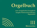 Orgelbuch zum Evangelischen Gesangbuch, separater Regionalteil Niedersachsen, Bremen