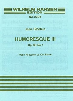 Cover Humoreske Nr.3 op.89,1 für Violine und Klavier