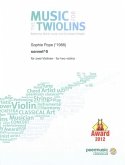 Sonnet^5 für 2 Violinen (mit Text) Partitur und Stimmen Sonnet^5 für 2 Violinen (mit Text) Partitur und Stimmen