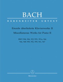 Cover Einzeln überlieferte Klavierwerke Band 2