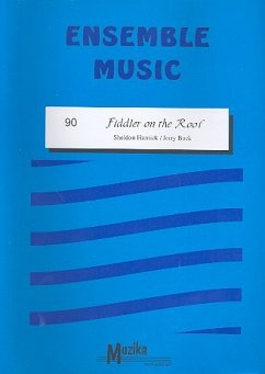 Cover Fiddler on the Roof für gemischtes Ensemble Partitur und Stimmen