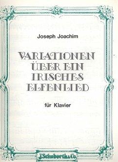 Cover Variationen über ein irisches Elfenlied für Klavier mit Revisionsbericht