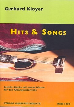 Cover Hits und Songs für Gitarre mit leeren Bässen