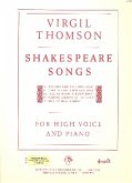 5 Shakespeare Songs for voice and piano