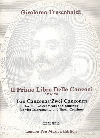 2 Canzonas for 4 instruments and continuo 2 Canzonas for 4 instruments and continuo