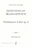 Konzert A-Dur op.8 für Violine und Orchester Studienpartitur