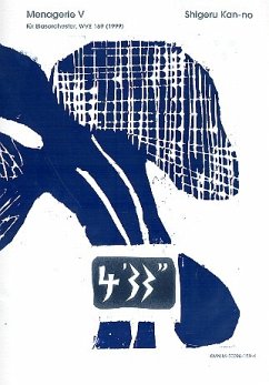 Cover Menagerie Nr.5 WVE169 für Blasorchester Studienpartitur und Stimmen