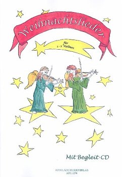 Cover Weihnachtslieder (+CD): für 1-2 Violinen (mit Text und Akkorden)