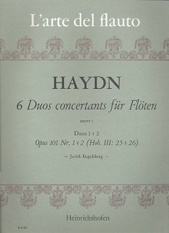Cover 6 Duos concertants op.101 Band 1 (Nr.1-2, Hob.III:25-26 ) für 2 Flöten