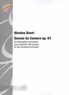 Cover Sonata da camera op.67 für Altsaxophon und Klavier