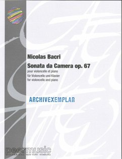 Cover Sonata da camera op.67 für Violoncello und Klavier