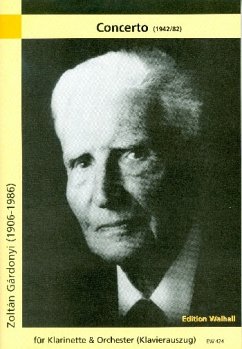 Cover Concerto für Klarinette und Orchester Klavierauszug