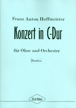 Cover Konzert C-Dur für Oboe und Orchester Partitur