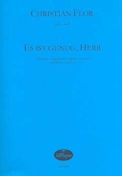 Cover Es ist genug Herr für Sopran, Streicher und Bc Partitur