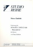 Ergänzung der Sonate C-Dur D840 von Franz Schubert für Klavier