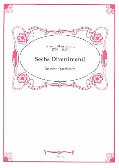 6 Divertimenti für 2 Flöten Spielpartitur