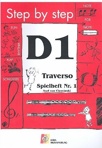 Traverso Spielheft D1 für Spielmannsflöte