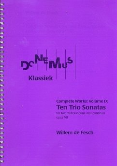10 Trio Sonatas op.7 for 2 flutes (violins) and basso continuo score 10 Trio Sonatas op.7 for 2 flutes (violins) and basso continuo score