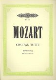 Cosi fan tutte Klavierauszug (it/dt)