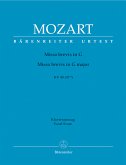 Missa brevis G-Dur KV49 für Soli, gem Chor und Orchester Klavierauszug (la) Missa brevis G-Dur KV49 für Soli, gem Chor und Orchester Klavierauszug (la)