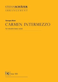 Cover Carmen-Intermezzo für 8 Kontrabässe Partitur und Stimmen