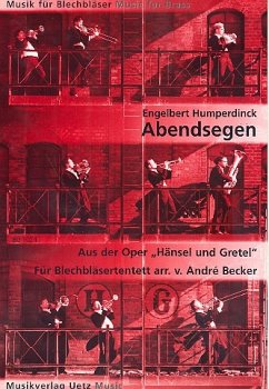 Cover Abendsegen für 10 Blechbläser Partitur und Stimmen