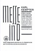 Messe D-Dur op.9 Ausgabe A für gem Chor, Orchester und Orgel Orgelauszug