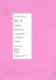 3 kleine konzertante Sinfonien Nr.2 für 2 Violinen und Klavier 3 kleine konzertante Sinfonien Nr.2 für 2 Violinen und Klavier