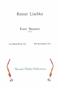 Cover Kater Bassetto für 3 Bassetthörner Partitur und Stimmen