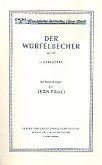 Der Würfelbecher op.109 für Männerchor a cappella Partitur