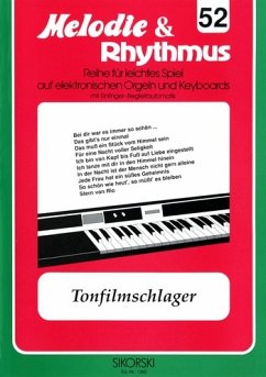 Cover Tonfilmschlager: für E-Orgel / Keyboard