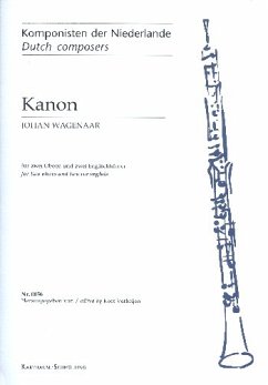 Cover Kanon für 2 Oboen und 2 Englischhörner 2 Spielpartituren