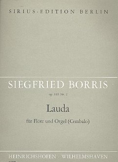 Cover Lauda op.110,2 für Flöte und Orgel (Cembalo)
