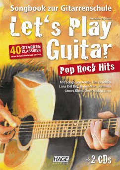 Cover Let's Play Guitar Pop Rock Hits, mit 2 Audio-CDs