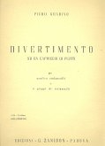 Divertimento su un capriccio di Piatti per 4 violoncelli (gruppi) partitura i parti