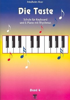Cover Die Taste Band 4 für Keyboard und E-Piano mit Rhythmus