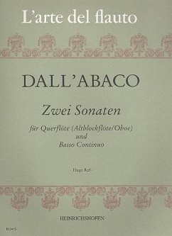 Cover 2 Sonaten für Flöte (Altblockflöte / Oboe) und Bc
