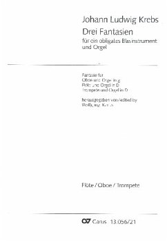 Cover 3 Fantasien für Flöte (Oboe/Trompete) und Orgel Flöte/Oboe/Trompete
