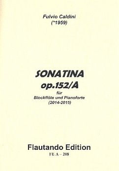 Cover Sonatina op.152a für Blockflöte (S/A - 1 Spieler) und Klavier