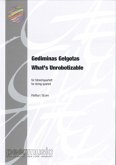What's Unrobotizable for string quartet score and parts What's Unrobotizable for string quartet score and parts