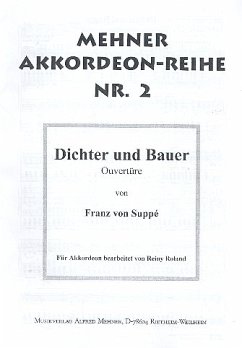 Cover Dichter und Bauer Ouvertüre für Akkordeon